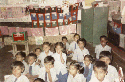 DPEP goverment primary school in Mysore District, Karnataka State